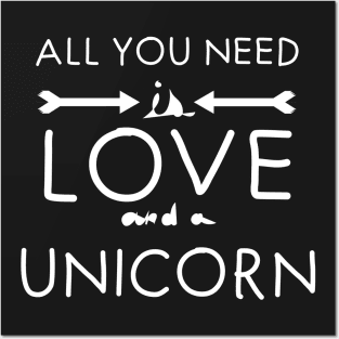 All you need is love : Unicorn°2 Posters and Art